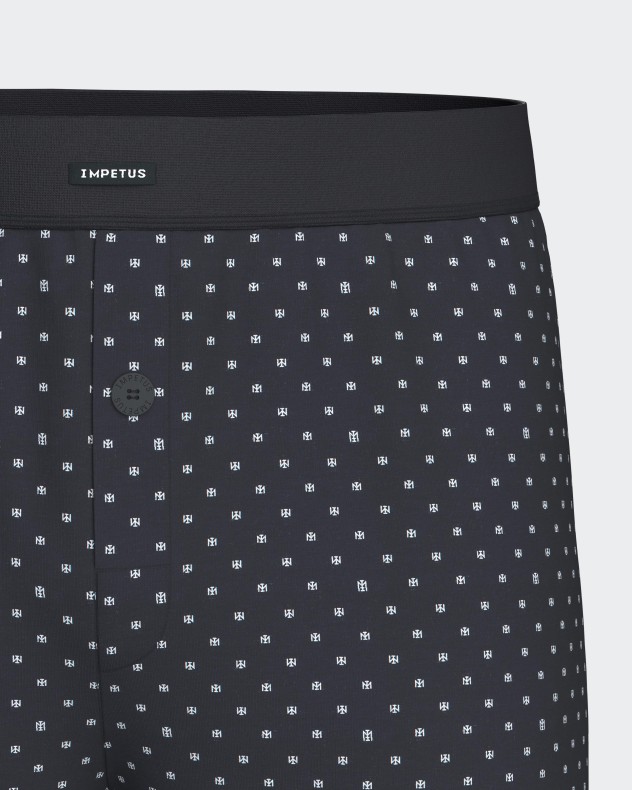 Boxershort de homem com botão em Algodão